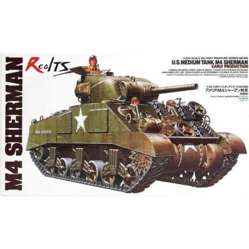 TAMIYA MODEL 35190 U.S. Medium Tank M4 Sherman (Early Production)