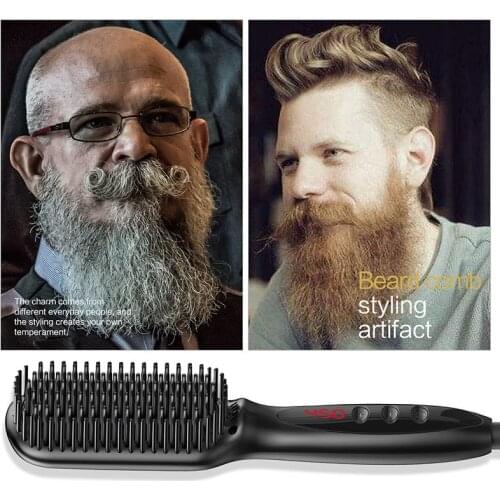 Fashion Hair Brush Fast Straight Hair Comb Hair Electric Brush Comb Iron Automatic Straight Hair Comb Hair Straight Hair Comb