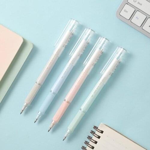 NEW M&G Gel Pen 0.5 Fashion Simple Black Quick-drying Gel Pen Art Series C1808 Gel Pen 1/2/6PCS