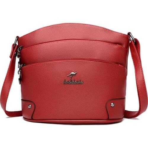 Casual Vintage Bucket Bag Ladies Leather Shoulder Bags Luxury Brand Cross Body Bags for Women Sac Designer Female Handbags New