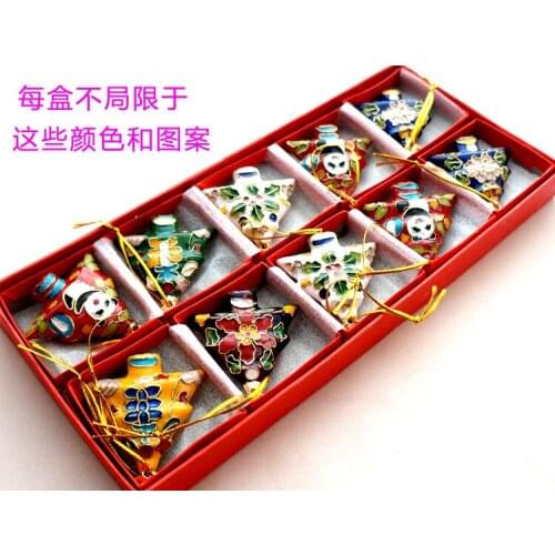 Christmas decorations cloisonne Christmas tree