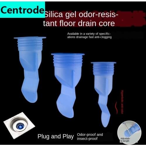 Toilet sewer toilet floor drain deodorant core washing machine floor drain deodorant anti - overflow silicone core household