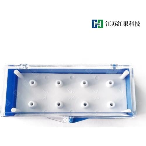 Sample table, storage box, can hold 8 pin-shaped nail-shaped PELCO storage box, plastic box