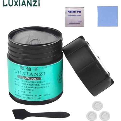 LUXIANZI 30g Thermal Silicone Grease Paste With Scraper Heatsink CPU GPU Chip Cooling For Computer Phone Repair Tools