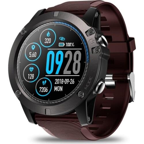 VIBE3 PRO mens smartwatch IPS color touch screen monitor heart rate meter step movement bracelet for IOS and Android