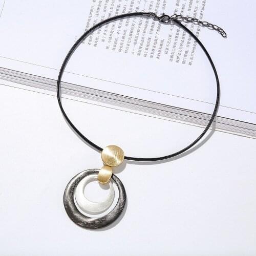 Exaggerated Necklace Adjustable Chain Necklace Matte Silver Jewelry Party Accessories Engagement Gift Choker Necklace Women