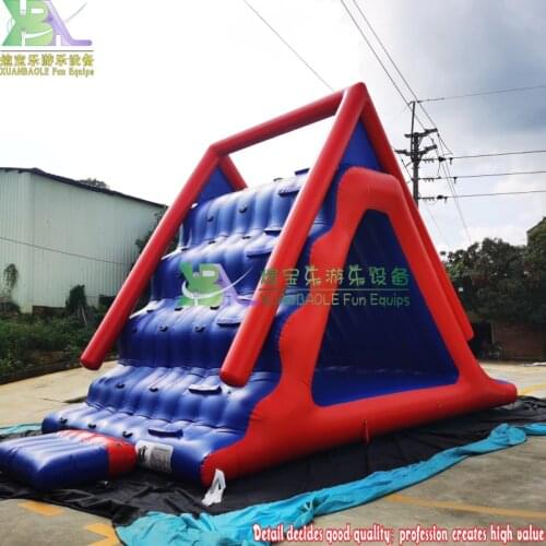 Water Toy Sation Jump Fun In Sea Or Lake Floating Inflatable Water Slides, Freefall Waterslide