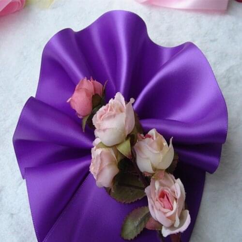 [50mm-100mm, 100yards/lot)] Single face polyester pretty satin Christmas Ribbons for hair, party gift decoration, free shipping