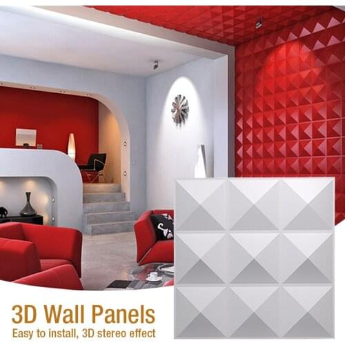 50x50cm 3D Plastic Molds For 3D Tile Panels Mold Plaster Wall Stone Wall Art Decor Plastic Form 3D wall panel sticker ceiling