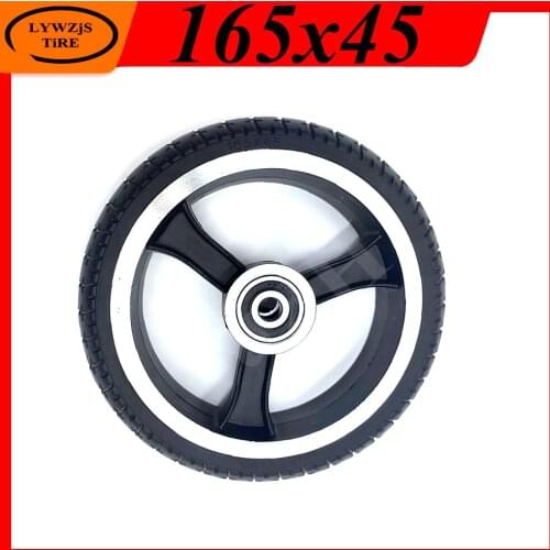 6.5 Inch 165x45 Solid Wheel Tire for Mini Electric Scooter Balancing Car 165x45 Explosion-proof Solid Wheel Accessories
