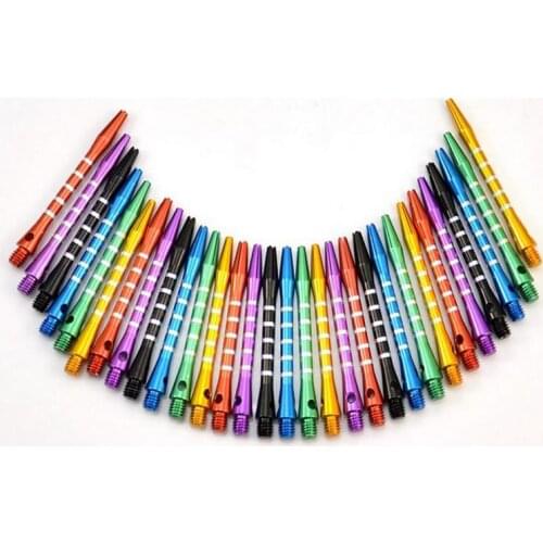 6Pcs/set Chromatic Medium Darts Shafts 52mm Aluminium Alloy Throwing Darts Accessories