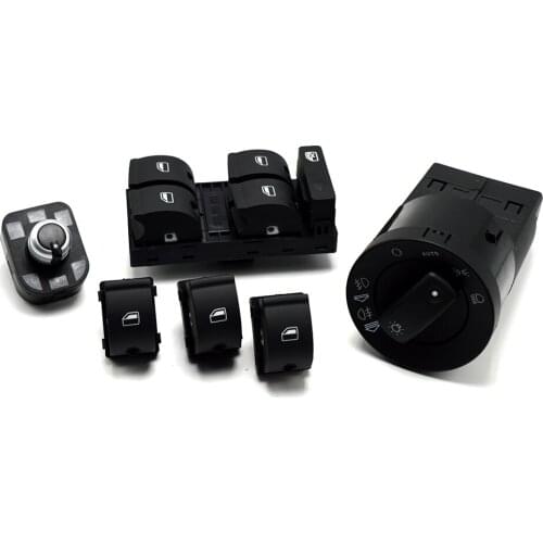 6Pcs New Window Headlight Mirror Control Switch For AUDI A4 8E0 959 855 8E0 959 851 8E0941531B 4F0959565