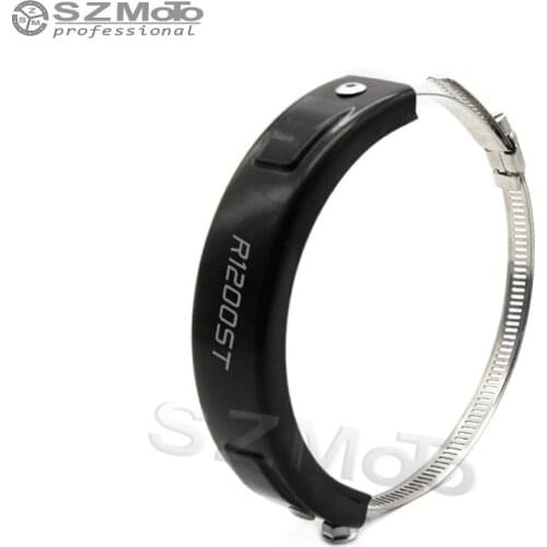 For BMW R1200ST R1200 Silencer Round Oval Exhaust Protector Can Cover SILICONE Motorcycle Scope 100MM-140MM Protect Accessories