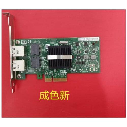 Used forIntel Gigabit Dual PORT Network card adapter lan card PCIe NIC EXPI9402PT 82571 0X3959 D33682, 46K6601