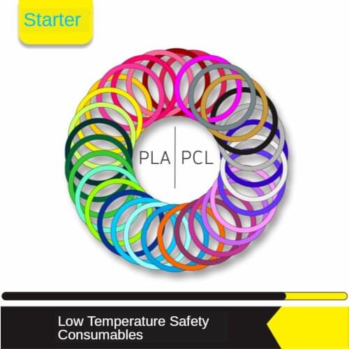 3D Pen Special 1.75mm PCL Filament 3D Printing Material 3D Printer 10 Colors 50M Low Temperature Stereoscopic No Pollution