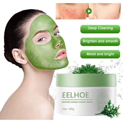 Resurrection Grass Face Mask 100g Plant Essence Moisturizing Repair Mud Mask Facial Skin Care Washing Mask Clay Mask TSLM2