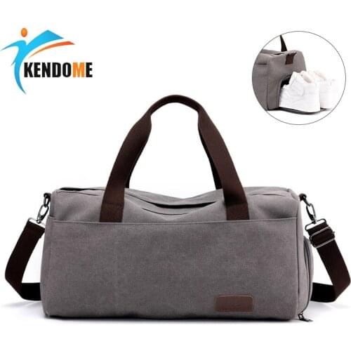 Men Sport Gym Bags Women Fitness Should Bag Canvas Sports Handbag Bags Shoe Pocket Travel Luggage Multi-functional Sac De Sport