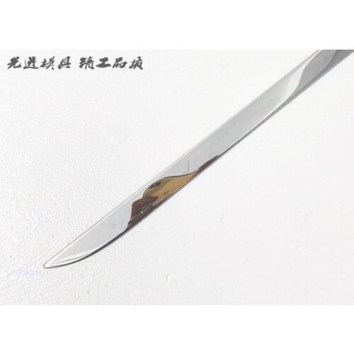 For Ford Focus Sedan hatchback 2012-2020 Tailgate Rear Door Bottom Cover Molding Trim Stainless Steel back door trim Accessories