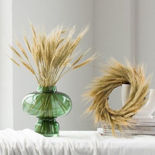Natural Dekoration Wheat Dried Flower Rabbit Tail Grass Oat Reed Shoot Props Wedding Decoration Living Room Home Decor