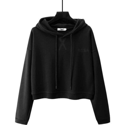 2021 New Women Hoodies Autumn Solid Color Hoodies Cotton Sweatshirt Male Hoody Fashion Sweatshirt Tops
