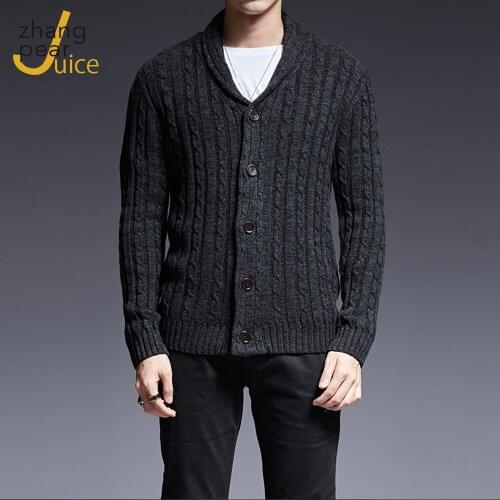 New Fashion Sweater Man Cardigan Slim Fit Jumpers Knitwear High Quality Autumn Casual Mens Clothes