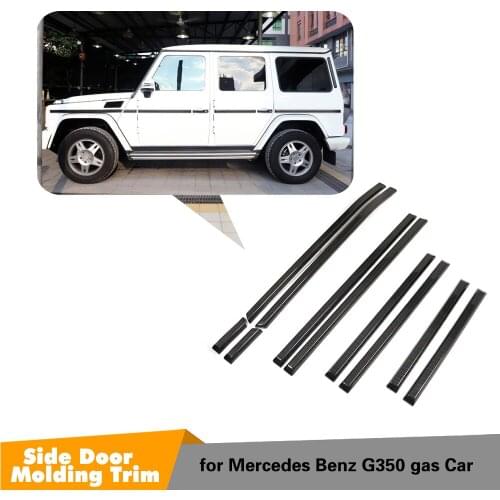 Dry Carbon Fiber Car Trim Strip for Mecedes-Benz G Class G55 G65 G550 G500 2013 - 2017 All Gasoline Cars and G350 Diesel Cars