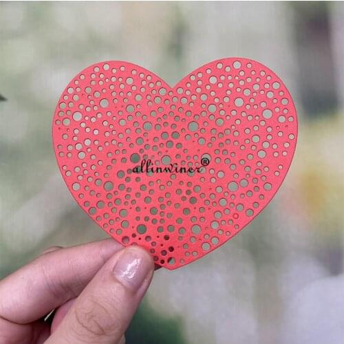 Hole heart love frame Metal Cutting Dies Stencils For DIY Scrapbooking Decorative Embossing Handcraft Die Cutting Template
