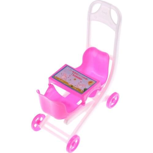 1pcs hot sell stroller Double Pram accessories for Kelly doll play house toy 11*15*7 cm