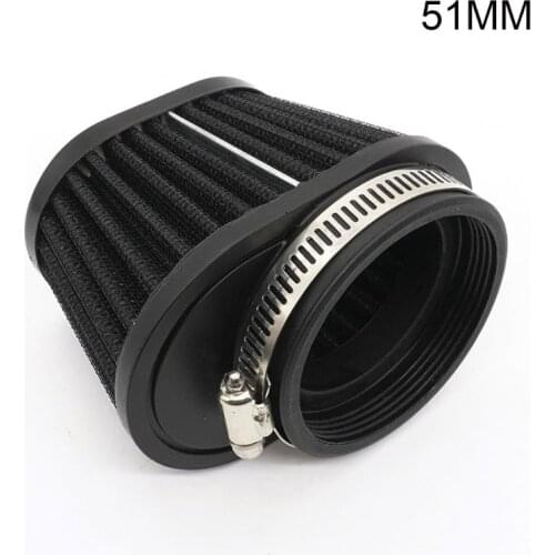 51/55/60mm Universal Motorcycle Air Filter Motor Car Motorbike Air Intake Modified Accessories Minibike Auto Mushroom Head Y5GF
