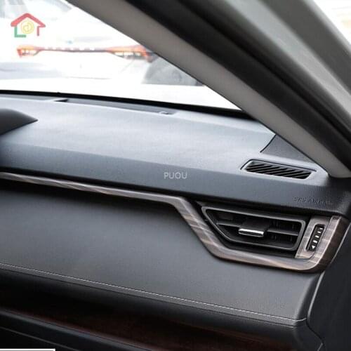 For Toyota RAV4 2019 2020 LHD Car Styling Accessories Front Side Air Condition Air Vent Outlet Cover Trim Stickers Decoration