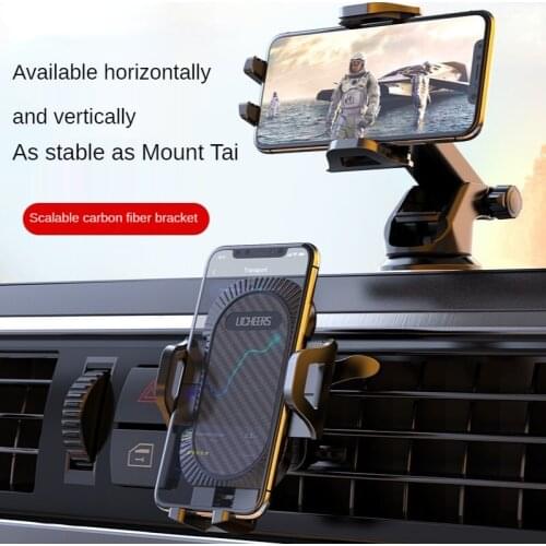 The New Car Mobile Phone Holder Mobile Phone Holder Car Non-magnetic GPS Holder Supports 360-degree Rotation for IPhone, Xiaomi