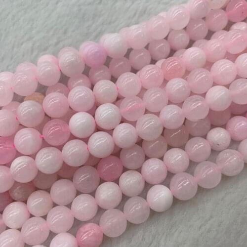 Natural pink calcite / selenite stone beads natural gem stone beads DIY loose beads for jewelry making strand 15" wholesale
