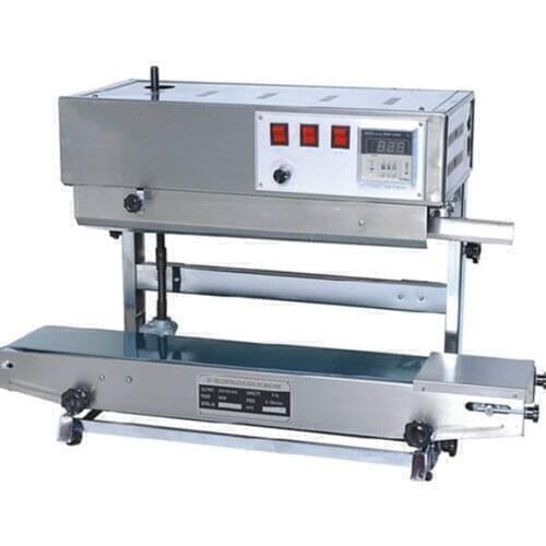 Coder Printer Vertical Continuous Plastic Bag Heat Band Sealer, Packing Sealing Machine