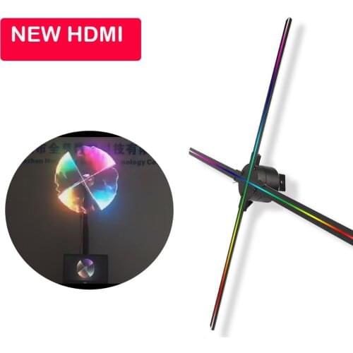 HDIM 3D Hologram led fan dseelab 65CM 65HDS advertising display with HDMI function FOR hologram led fan 3d projector display