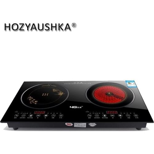 Индукционная плита 4G жизнь HP22 (2 зоны нагрева, 2200+2200Вт, таймер, регулировка мощности и температуры, гарантия 1 года)