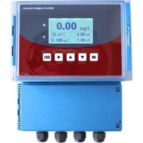 Real Time Ammonium ISE Ion Meter Controller Industrial Monitor Analyzer Wall mount RS-485 Modbus RTU 4-20mA Relays NH4 PH sensor