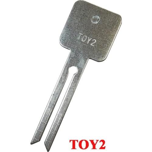 TOY2 lishi 2in1 scale key plate, Engraved Line Scale Shearing Teeth Blank Car Key Cutting Teeth Blade Ke