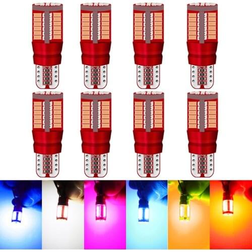 A Pack T10 W5W led Canbus bulbs 57SMD Led Reading Lights Interior Lights for Ford Focus 2 3 Fiesta Mondeo MK4 MK2 MK3 Fusion