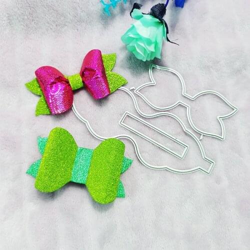 Beautiful cutting die bow template DIY scrapbook metal cutting die paper card process embossing folder template-4608