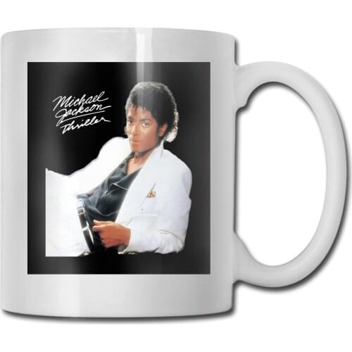 Michael Jackson Thriller Tour Graphic Artist Concert Mighty Fine Black Anime Mug Cup