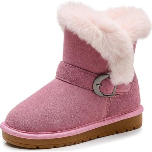 Fashion Children Sonw Boots Girls Martin Boots Kids Running Shoes Sport White Shoes Child Shelle Sneakers Big Size 26-39