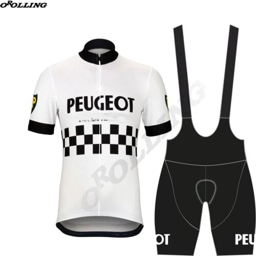 New Multi Styles White Retro Classical Team Pro Cycling Set Short Customized Road Mountain OROLLING