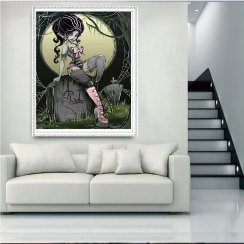 New Diamond Embroidery Cartoon girl picture of Rhinestone Mosaic 5D DIY Diamond Painting Full square/Round Handmade Decor FG1117