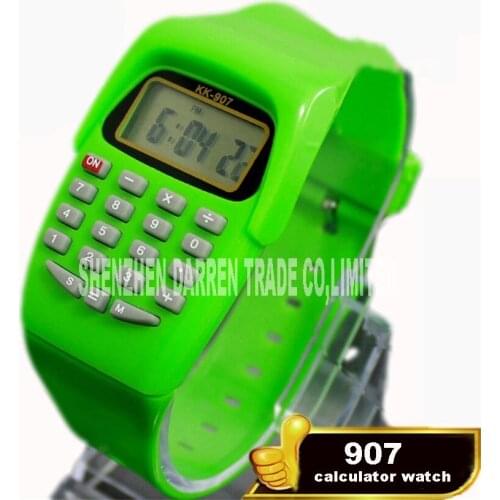 New Arrival Electronic watch student calculator watch KK-907 Calculator function electronic watch children gift stationery hot