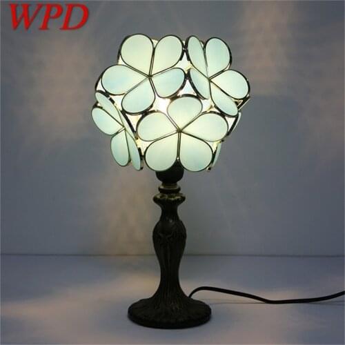 WPD New Table Lamps Contemporary LED Flower Desk Light Creative for Home Bedroom Decoration