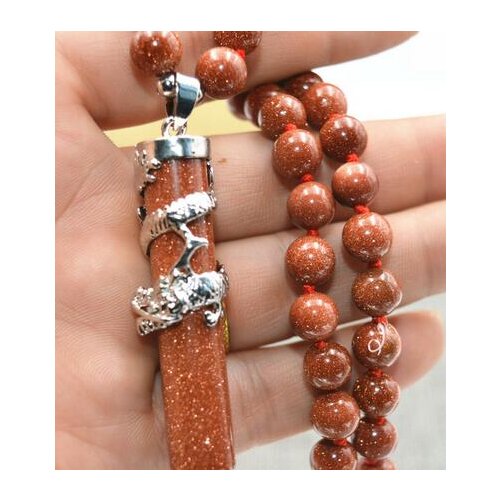 8mm Venus Chinese dragon jade pendant necklace 18"