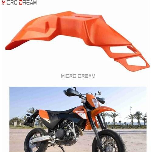 Orange Universal Front Fender Mudguards Supermoto Motocross Offroad Enduro MX Protective Mud Guards For EXC/SMR/SMC 690/450