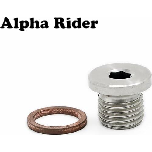 Oil Drain Plug Gasket For Yamaha Grizzly Big Bear Tracker Bruin MOTO-4 KODIAK Replaces Part Number 90340-14002-00 214-11198-0100