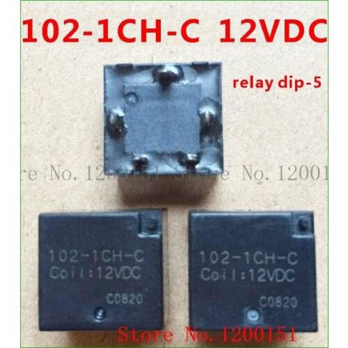 102-1CH-C 102-1CH-S 102-1CH-V 12VDC relay DIP-5