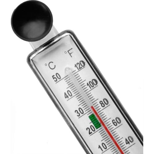 Aquarium Fish Tank Thermometer Glass Meter Water Temperature Gauge Suction Cup